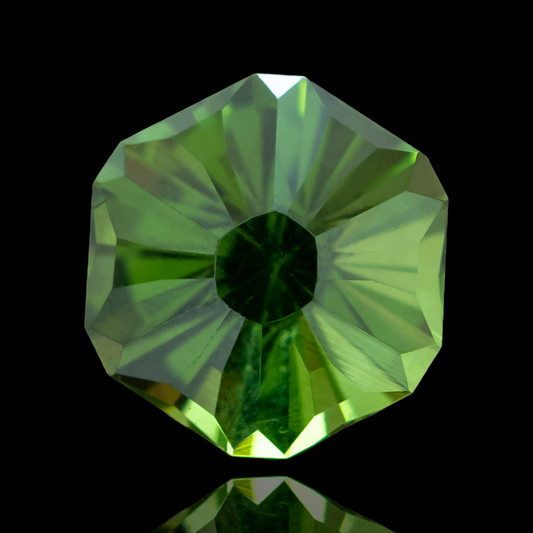 Green Zircon, 1.22ct, 6.41mm