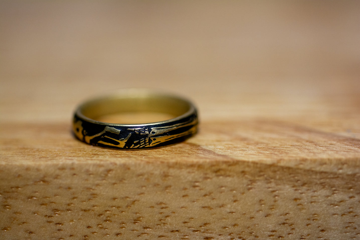 Replica 17th Century Memento Mori Ring (Skeleton #01)